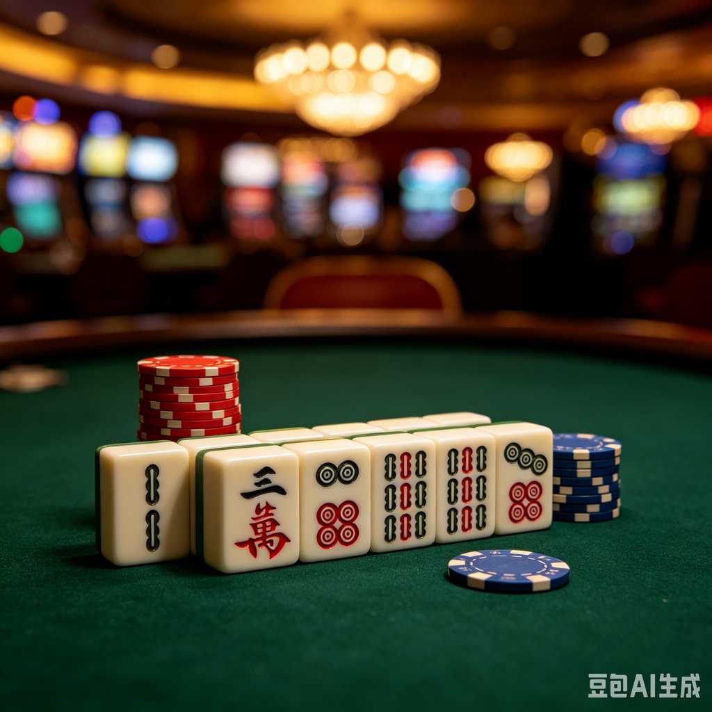 bamboo wood mahjong set