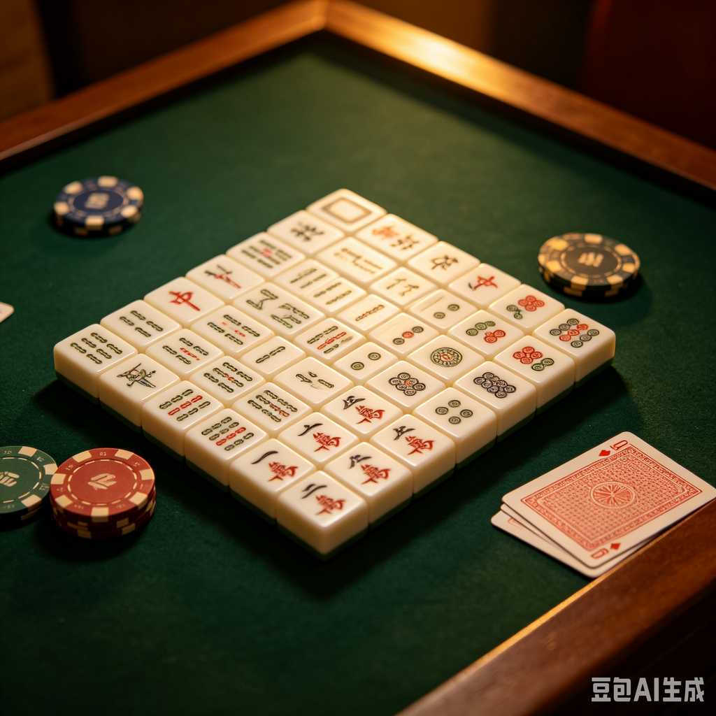 handheld mahjong tiles set
